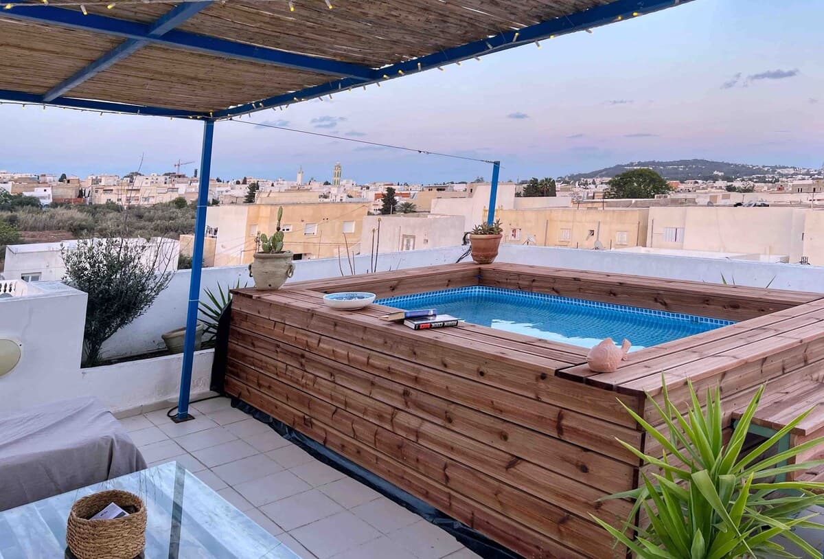 Penthouse cosy avec piscine privée à la Marsa — Marsa Cite Rabii · Photo 18