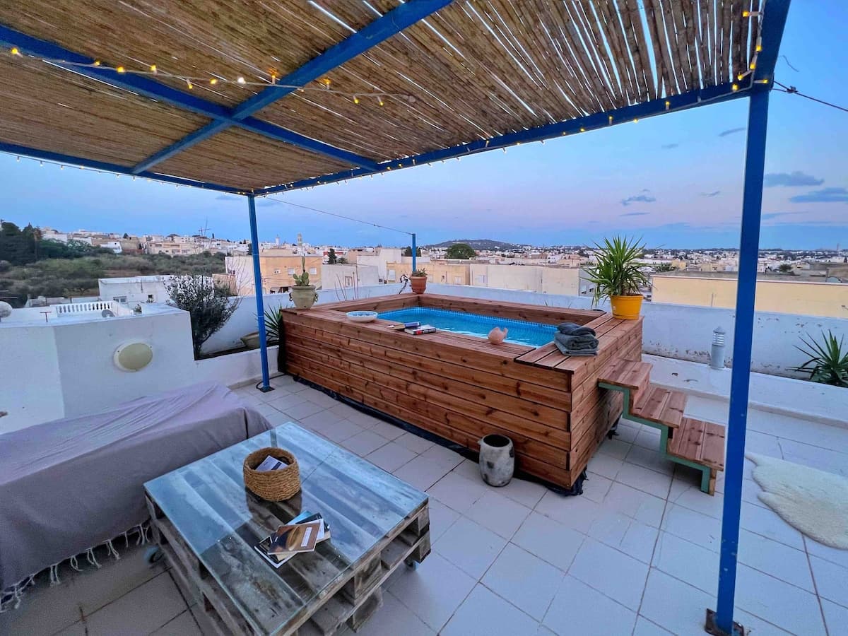 Penthouse cosy avec piscine privée à la Marsa — Marsa Cite Rabii · Photo 22
