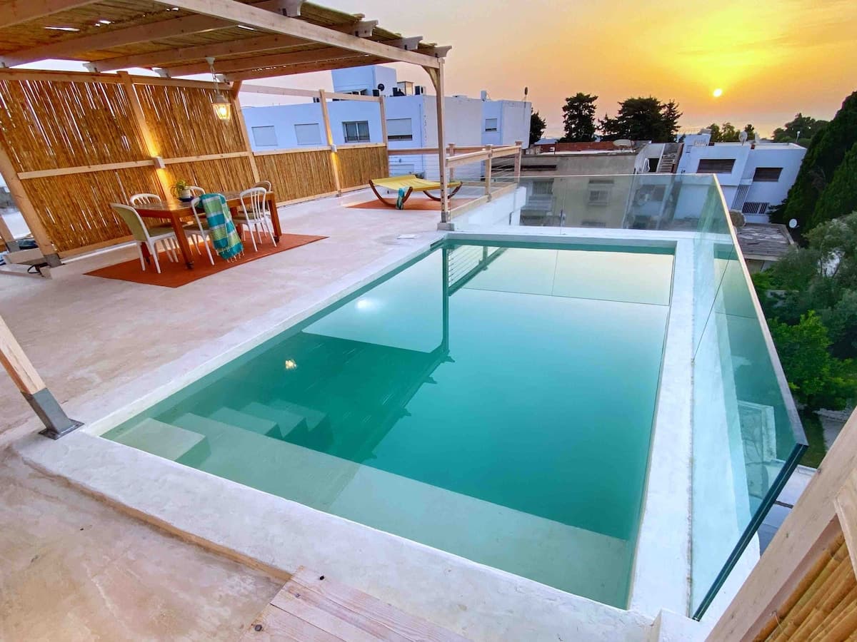 !! Bain de lumière avec piscine privée vue mer !! — Marsa Sidi Abdelaziz · Photo 19