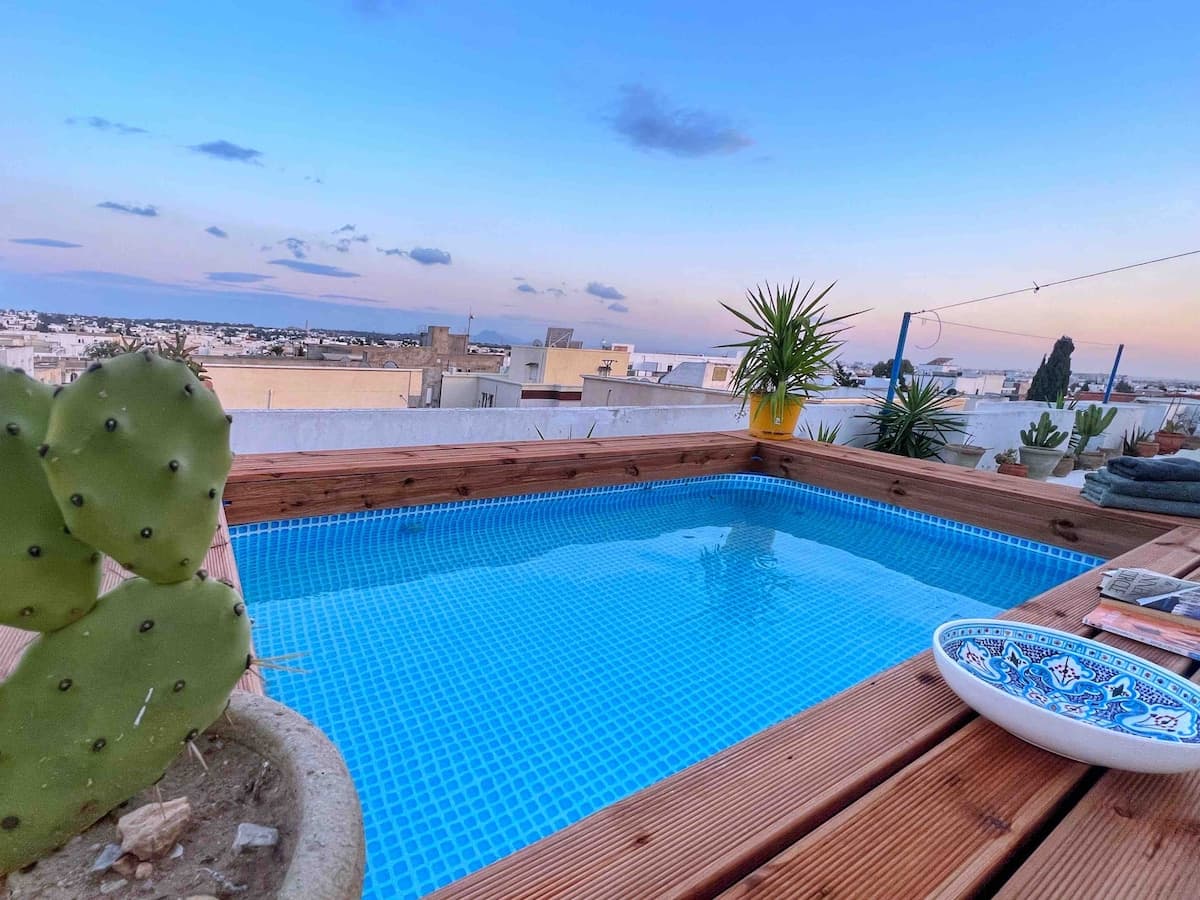 Penthouse cosy avec piscine privée à la Marsa - image 1