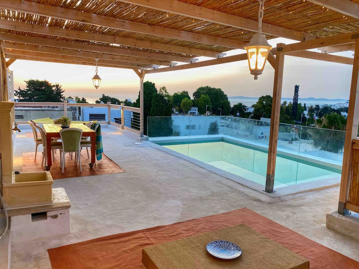 Villa de charme à Sidi Bou Said avec vue sur la Méditerranée — Puniq Homes