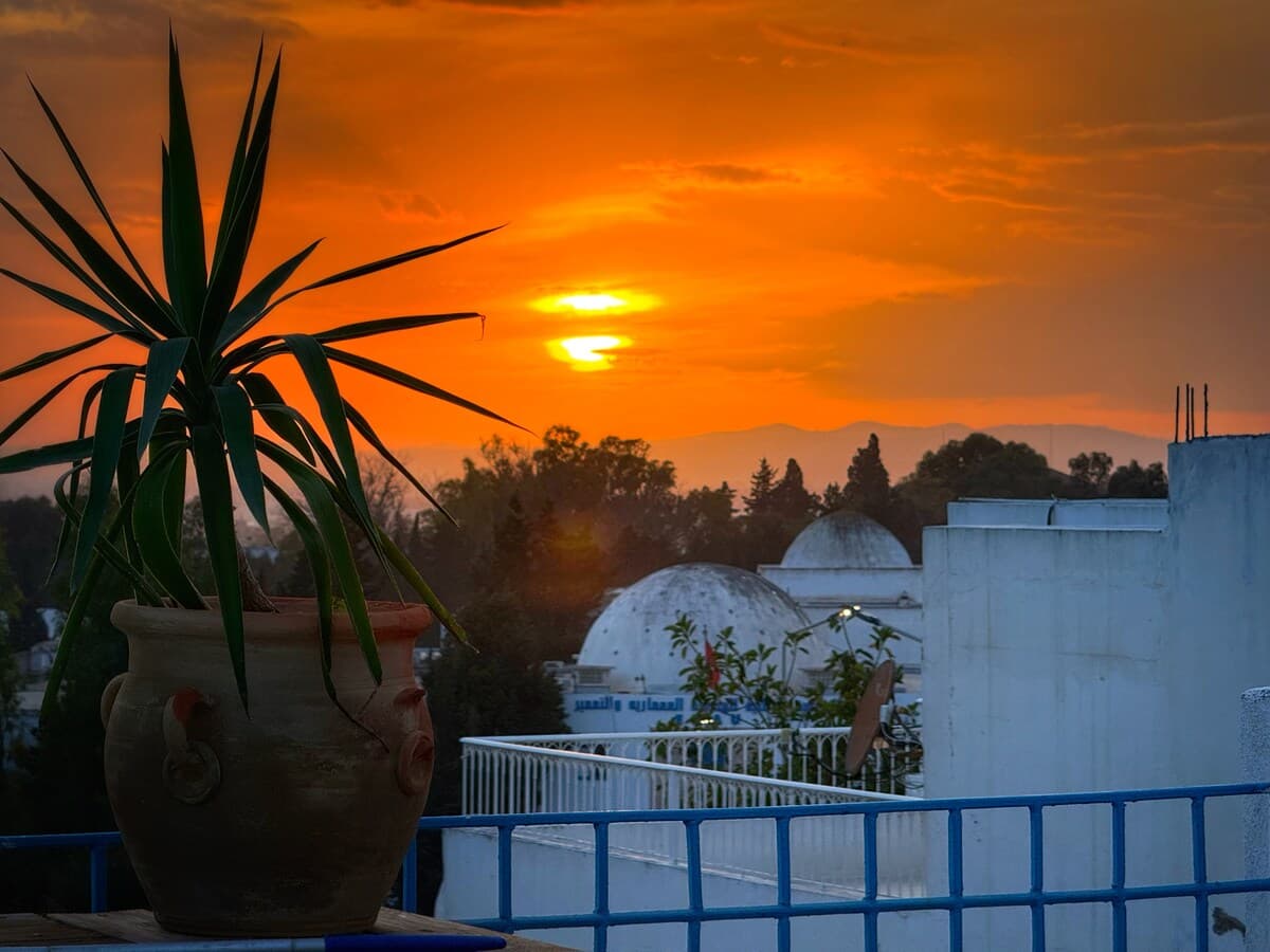 Bleu panoramique/ piscine privée à Sidi Bousaid — Sidi Bou Said · Photo 26