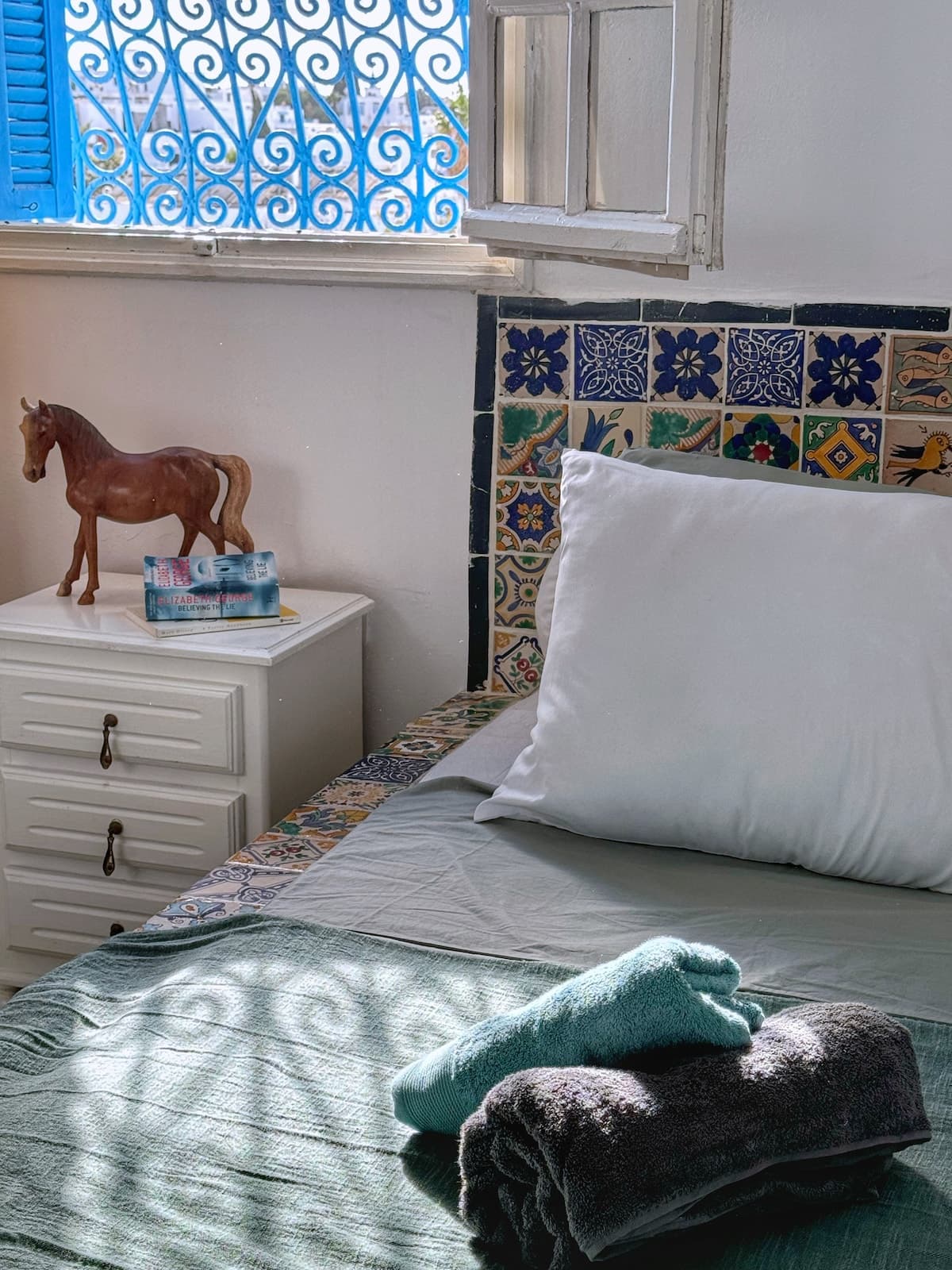 Bleu panoramique/ piscine privée à Sidi Bousaid — Sidi Bou Said · Photo 17