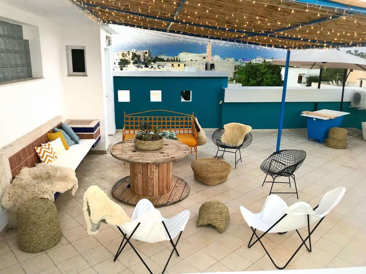 Vue panoramique avec piscine à la Marsa — Marsa Ville · Photo 22