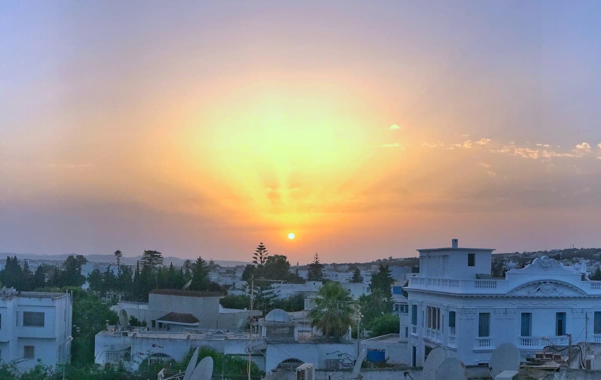 Vue panoramique avec piscine à la Marsa — Marsa Ville · Photo 23