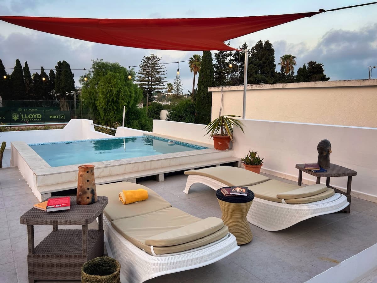Paradis bord de mer, piscine privée à Carthage - image 4