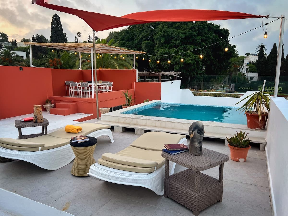 Paradis bord de mer, piscine privée à Carthage - image 1